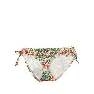 Gibson Latimer Floral Bikini Bottoms Large Multicolor  Nylon Tie Sides NWT